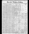 South Wales Echo Thursday 30 January 1890 Page 1