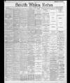 South Wales Echo Friday 31 January 1890 Page 1