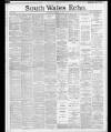 South Wales Echo Tuesday 25 March 1890 Page 1