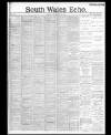South Wales Echo Friday 11 December 1891 Page 1