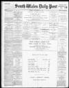South Wales Daily Post Friday 15 December 1893 Page 1