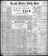 South Wales Daily Post Friday 18 January 1895 Page 1