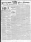 Pontypool Free Press Saturday 23 August 1862 Page 1
