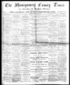Montgomery County Times and Shropshire and Mid-Wales Advertiser Saturday 22 August 1896 Page 1