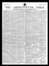 Aberystwyth Times Friday 20 November 1868 Page 1