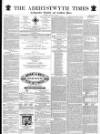 Aberystwyth Times Saturday 08 January 1870 Page 1