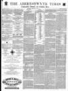Aberystwyth Times Saturday 05 February 1870 Page 1