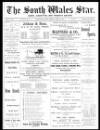 South Wales Star Friday 24 April 1891 Page 1