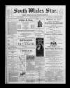 South Wales Star Friday 02 December 1892 Page 1