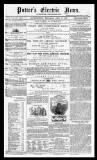 Potter's Electric News Wednesday 16 April 1862 Page 1