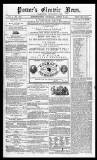 Potter's Electric News Wednesday 09 August 1865 Page 1