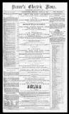 Potter's Electric News Wednesday 13 March 1867 Page 1