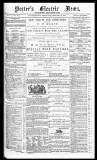 Potter's Electric News Wednesday 19 February 1868 Page 1