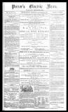 Potter's Electric News Wednesday 02 September 1868 Page 1