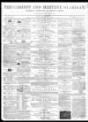 Cardiff and Merthyr Guardian, Glamorgan, Monmouth, and Brecon Gazette Saturday 21 March 1857 Page 1