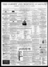Cardiff and Merthyr Guardian, Glamorgan, Monmouth, and Brecon Gazette Saturday 04 February 1860 Page 1