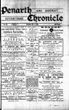 Penarth Chronicle and Cogan Echo Saturday 09 November 1889 Page 1