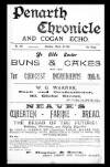 Penarth Chronicle and Cogan Echo Saturday 30 March 1895 Page 1