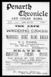 Penarth Chronicle and Cogan Echo Saturday 27 April 1895 Page 1