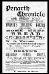 Penarth Chronicle and Cogan Echo Saturday 30 November 1895 Page 1