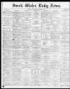 South Wales Daily News Thursday 27 November 1873 Page 1