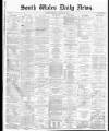 South Wales Daily News Monday 12 January 1874 Page 1