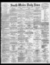 South Wales Daily News Saturday 06 January 1877 Page 1