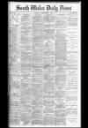 South Wales Daily News Monday 01 December 1890 Page 1