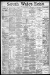 South Wales Echo Friday 15 January 1886 Page 1