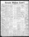 South Wales Echo Friday 28 May 1886 Page 1