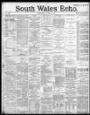 South Wales Echo Wednesday 02 June 1886 Page 1
