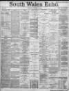 South Wales Echo Friday 07 January 1887 Page 1
