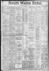 South Wales Echo Wednesday 21 March 1888 Page 1