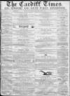 Cardiff Times Saturday 09 April 1859 Page 1