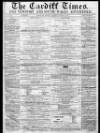 Cardiff Times Saturday 15 October 1859 Page 1