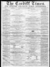 Cardiff Times Saturday 22 October 1859 Page 1