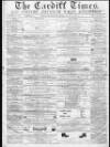 Cardiff Times Saturday 29 October 1859 Page 1
