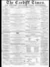 Cardiff Times Saturday 12 November 1859 Page 1
