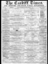 Cardiff Times Saturday 17 December 1859 Page 1