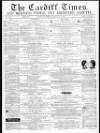 Cardiff Times Friday 19 July 1861 Page 1