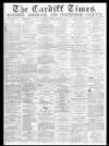 Cardiff Times Friday 09 January 1863 Page 1