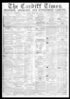 Cardiff Times Friday 24 June 1864 Page 1