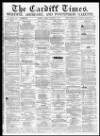 Cardiff Times Friday 24 March 1865 Page 1