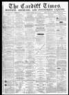 Cardiff Times Friday 19 May 1865 Page 1