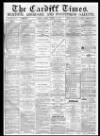 Cardiff Times Friday 13 October 1865 Page 1