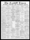 Cardiff Times Saturday 19 January 1867 Page 1