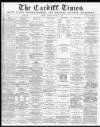 Cardiff Times Saturday 26 October 1867 Page 1