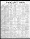 Cardiff Times Saturday 03 April 1869 Page 1