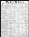 Cardiff Times Saturday 24 April 1869 Page 1