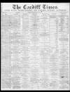 Cardiff Times Saturday 08 January 1870 Page 1